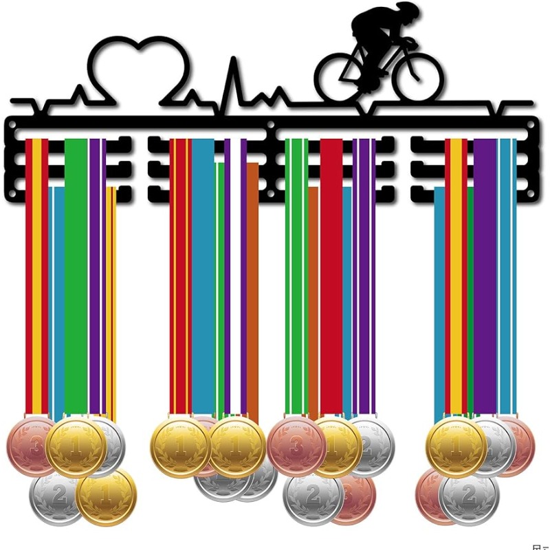 Cycling Gear Wall Storage - 1pc supporto per medaglia da ciclismo