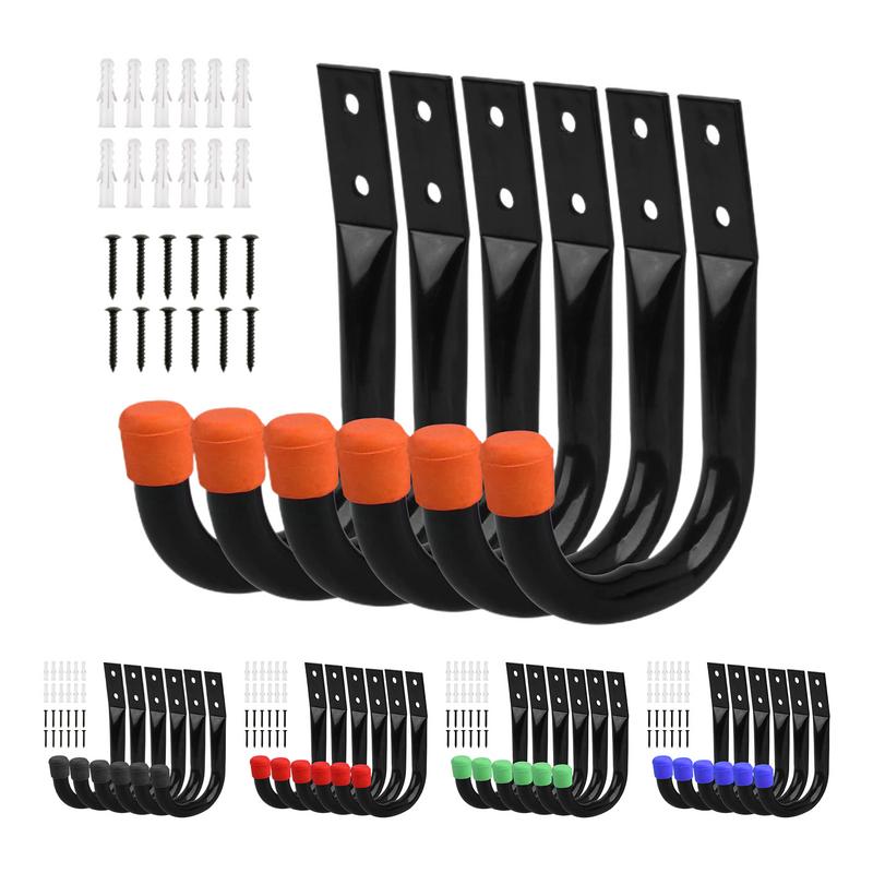 Cycling Gear Wall Storage - 6 pz/set ganci per montaggio a