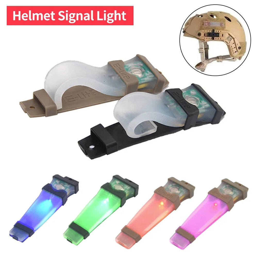 Cycling Gear Helmet - Casco tattico FMA Luce lampeggiante di
