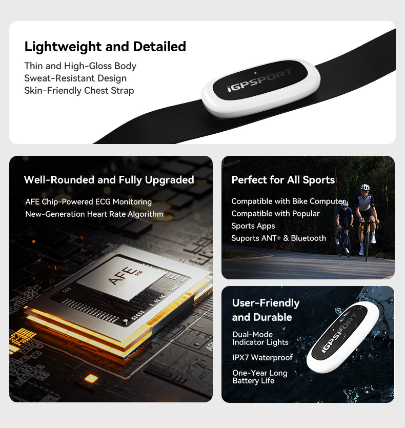 IGPSPORT HR50 Cardiofrequenzim - Cycling Heart Rate Monitor recensione e prezzo