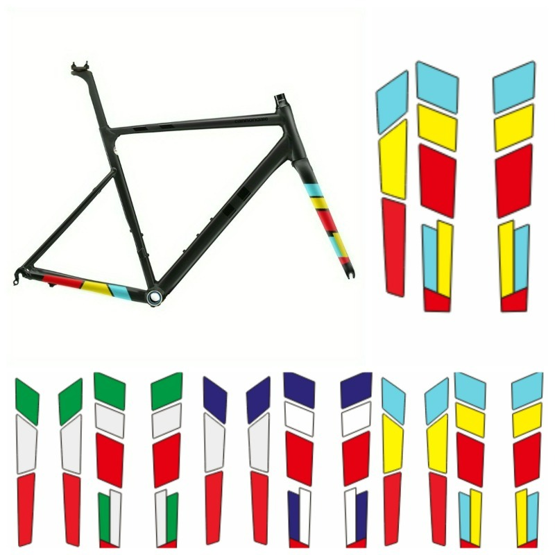 Set di 14 Adesivi 2D a Strisce - Cycling Gear Sale recensione e prezzo