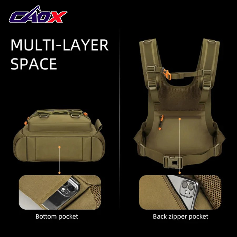 Esca da pesca Gilet sul petto  - Cycling Gear Duffle recensione e prezzo